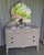 Vintage , Pink Dresser with detachable mirror. Gorgeous Jacobean Style Dresser with mirror . Paris Apartment Style, Circa...