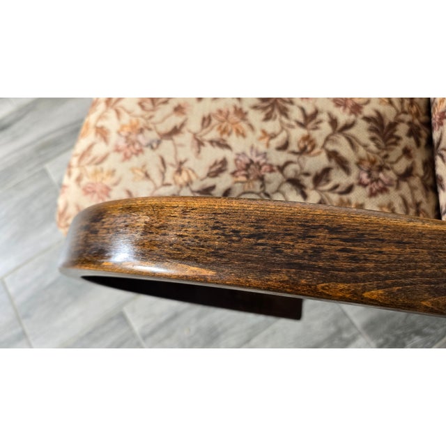 1940s Vintage Armchairs by Jindrich Halabala, 1940s, Set of 3 For Sale - Image 5 of 10