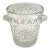 Vintage Cut Crystal Ice Bucket Champagne Cooler For Sale