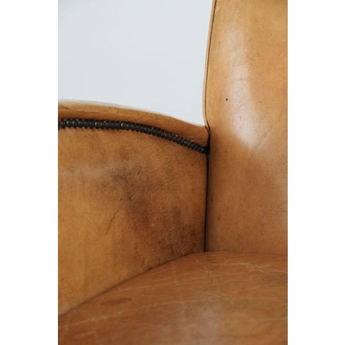 English Armchair in Cowhide For Sale - Image 11 of 13