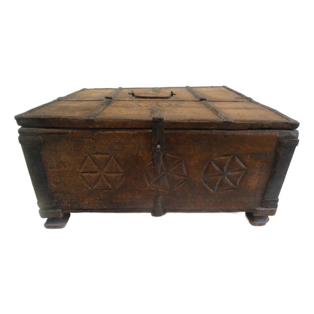 Extra Large 19th Century Anglo Indian Cash or Jewelry Box For Sale