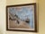 Impressionist Vintage Oil on Canvas Painting of a Waterfront Landscape - Framed For Sale - Image 3 of 10