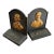 Mid 20th Century Cast Iron Literary Poet Bookends - A Pair For Sale