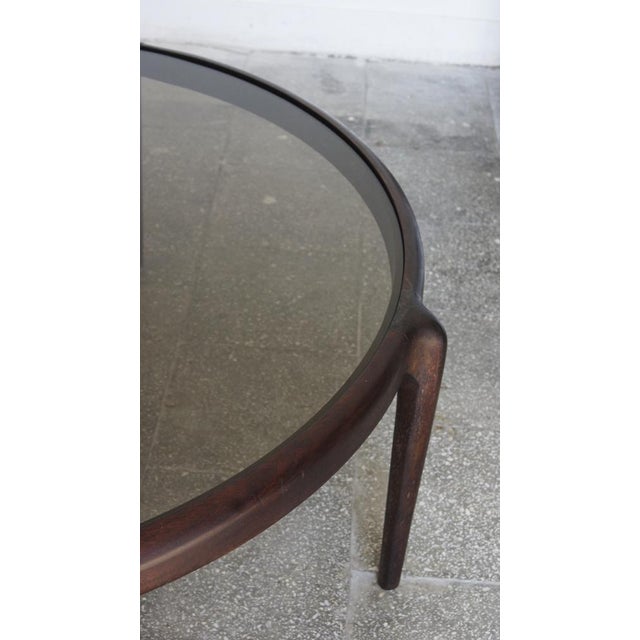 Brown Large Mid-Century Coffee Table in Mahogany For Sale - Image 8 of 10