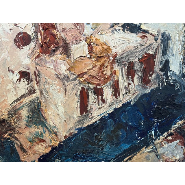 Hedi K. Ernst (b.1948, Swiss) Acrylic on Canvas Dated 1984 For Sale - Image 4 of 15