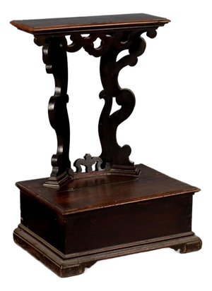 Baroque Cherrywood Kneeler, Central Italy, 17th Century
