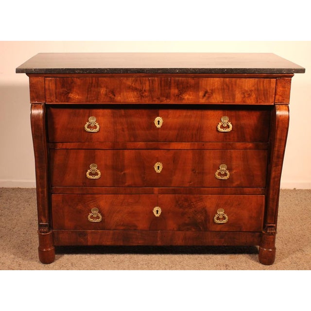 Early 19 Century French Chest of Drawers in Walnut For Sale - Image 13 of 13