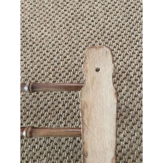 Wood Faux Bamboo Napkin Holder For Sale - Image 7 of 9