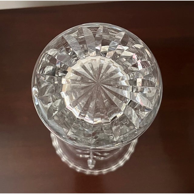 English Early 20th Century Webb Corbett Classic Cut Crystal Vase England For Sale - Image 3 of 4