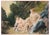After François Boucher, Diana Bathing, Early 20th Century, Pastel Drawing For Sale