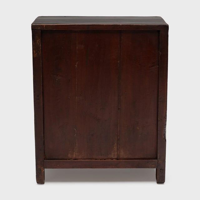 Chinese Petite Fujian Lacquer Cabinet, C. 1900 For Sale - Image 4 of 8