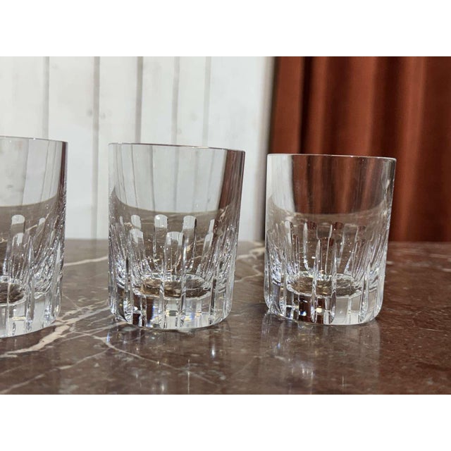 Baccarat Crystal Whisky Tumblers, Rotary Pattern, Set of 6 For Sale - Image 9 of 10