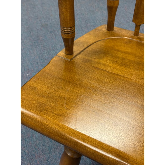 Mid 20th Century Rockport Maple Bench For Sale - Image 10 of 12