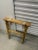 1980s Vintage 1980’s Bamboo & Wicker Folding Tray Table For Sale - Image 5 of 6