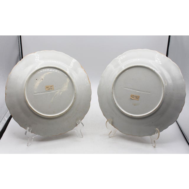 Mason's Ironstone Circa 1813-1825 English Pair of Mason's "The Great Wall of China" Pattern Plates For Sale - Image 4 of 9