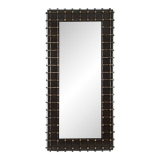 Marge Carson Cross Channel Floor Mirror - 2 Available For Sale