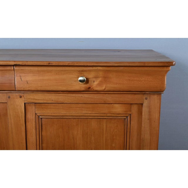 Brown Louis-Philippe Style Sideboard in Cherrywood, 1800s For Sale - Image 8 of 18