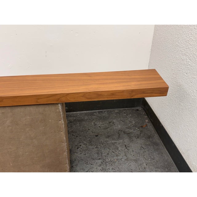 2010s Room & Board Float Walnut Wall Shelf For Sale - Image 5 of 12