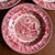 1960s A Fine Set of 5 Vintage Wedgwood “Ferrara” Red Transferware Plates, 1960's For Sale - Image 5 of 12