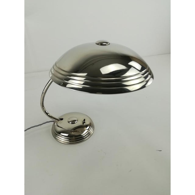 Mid-Century Modern Chrome Plated Table Lamp from Helo Leuchten For Sale - Image 3 of 10