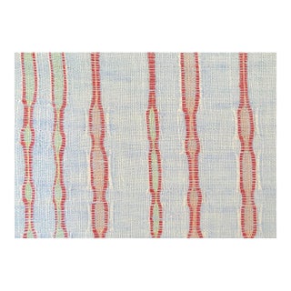 Plum Textiles Julia Candy Stripe Linen For Sale