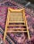 Wood Mid 20th Century Cane Italian Folding Chair For Sale - Image 7 of 7