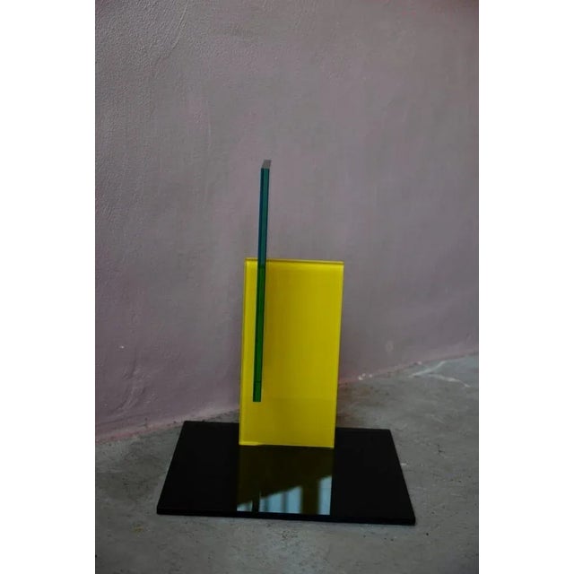 Multicolored Colored Glass Sculpture, 1980s For Sale - Image 3 of 8