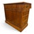 Wood Twin Pedestal Desk with Burgundy Leather Top For Sale - Image 7 of 9