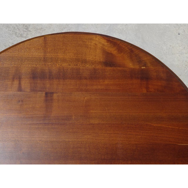 Wood Coffee Table with Central 4-Legged Base, 1970s For Sale - Image 7 of 15