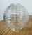 White Vintage White Porcelain and Glass Ceiling Light, 1970s For Sale - Image 8 of 13