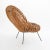 Wood Janine Abraham and Dirk Jan Rol Rattan Lounge Chair for Rougier C. 1950's For Sale - Image 7 of 13