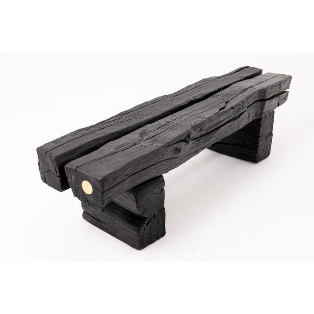 Garden Bench by Logniture For Sale - Image 10 of 16