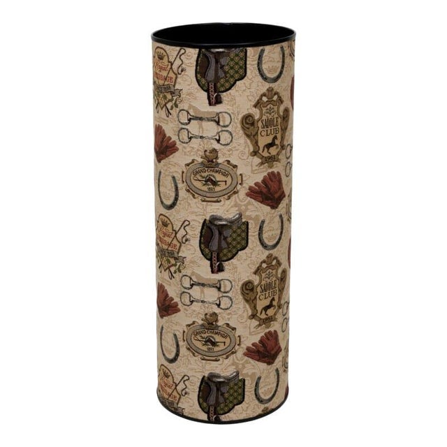 A lovely addition to any home, this stylish and durable tapestry umbrella stand is constructed from metal and covered in...