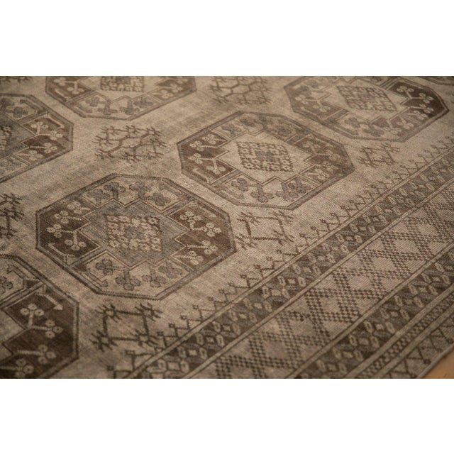 Old New House Vintage Distressed Ersari Carpet - 7'11" x 11'5" For Sale - Image 4 of 12