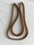 Vintage 1980s Italian Style Bronze Tone Woven Mesh Rope Collar Necklace For Sale - Image 14 of 15