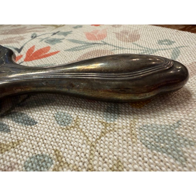 Late 19th Century R. Wallace & Sons Art Nouveau Sterling Silver Hand Mirror, Circa 1900 For Sale - Image 5 of 11