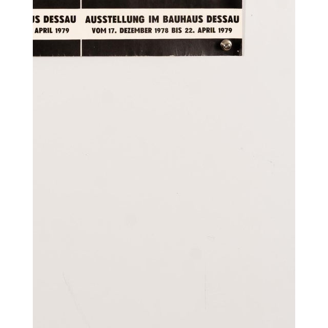 Black Bauhaus Workshop Works Original Exhibition Poster, 1979 For Sale - Image 8 of 9