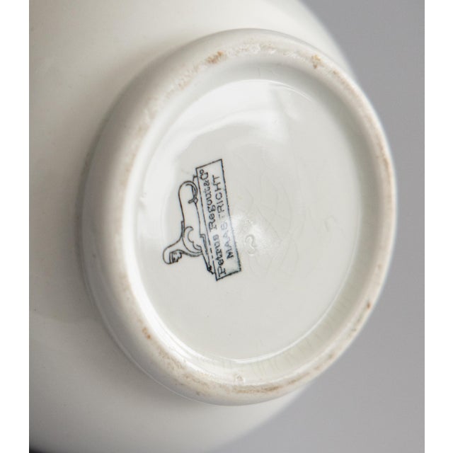 Antique Dutch White Ironstone Pitcher For Sale In Houston - Image 6 of 8