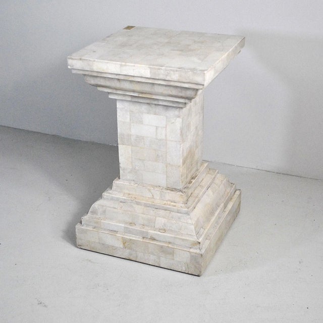 White Vintage Column, 1940s For Sale - Image 8 of 10