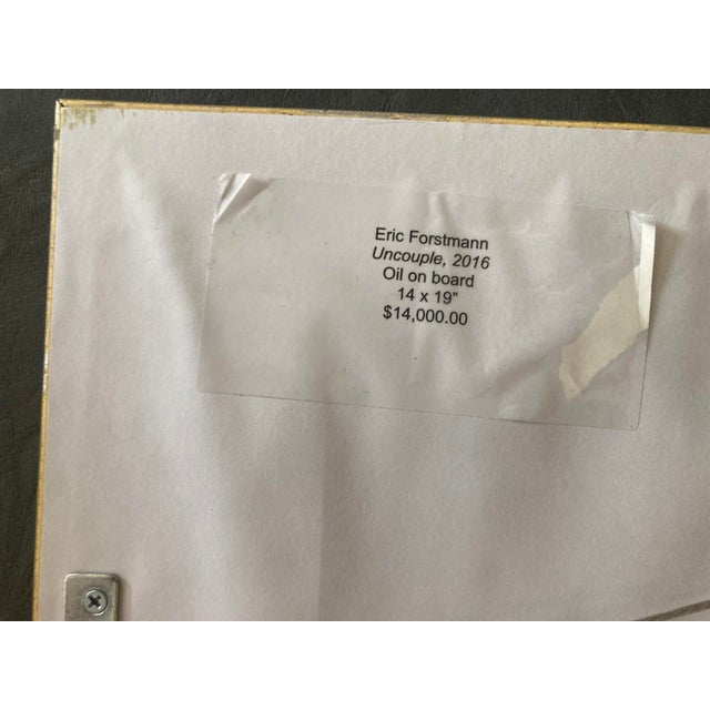 Wood Eric Forstmann. Uncouple ~ 2016 Oil on Board For Sale - Image 7 of 9