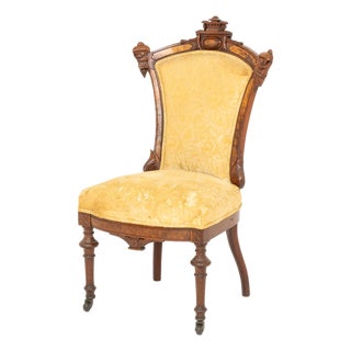 Aesthetic Movement Walnut Side Chair For Sale