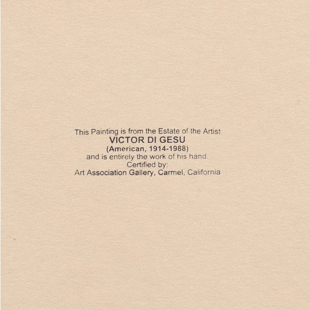 'Two Nudes' by Victor Di Gesu, Paris, Louvre, Salon D'Automne, Academie Chaumière, Los Angeles County Museum of Art, San Francisco Art Assocation For Sale - Image 9 of 9