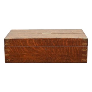 Antique Oak Storage Box For Sale