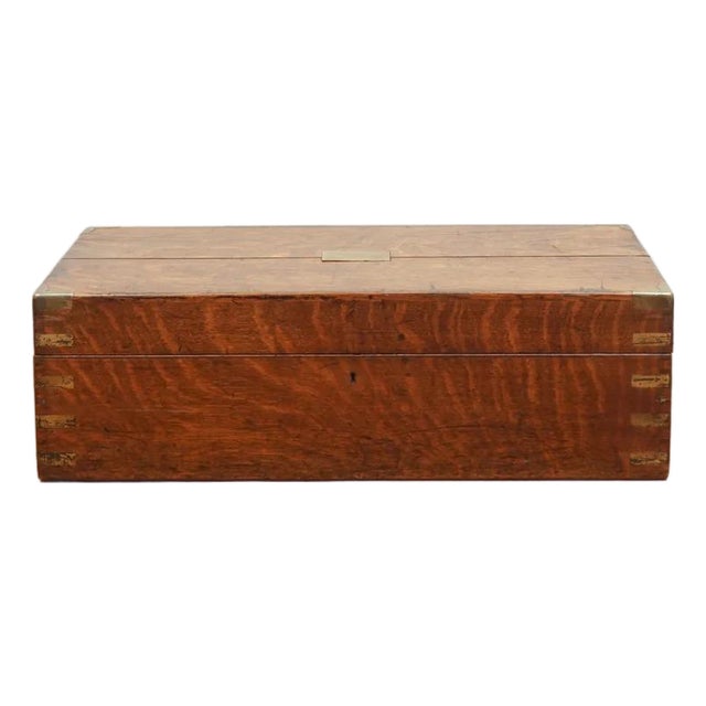 Antique Oak Storage Box For Sale