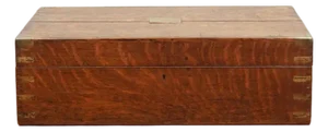 Antique Oak Storage Box