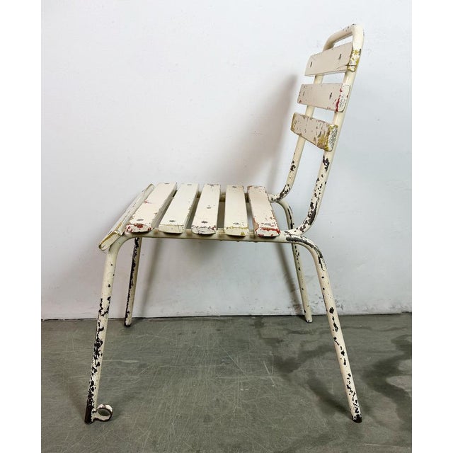Vintage Industrial Beige Chair, 1960s For Sale - Image 16 of 18