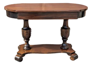 Early 20th Century American Spanish Revival Mahogany Library Console Table