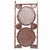 Mid-Century Modern A Large Pair of Iron Panels With Circle Motif, C. 1940. For Sale - Image 3 of 6