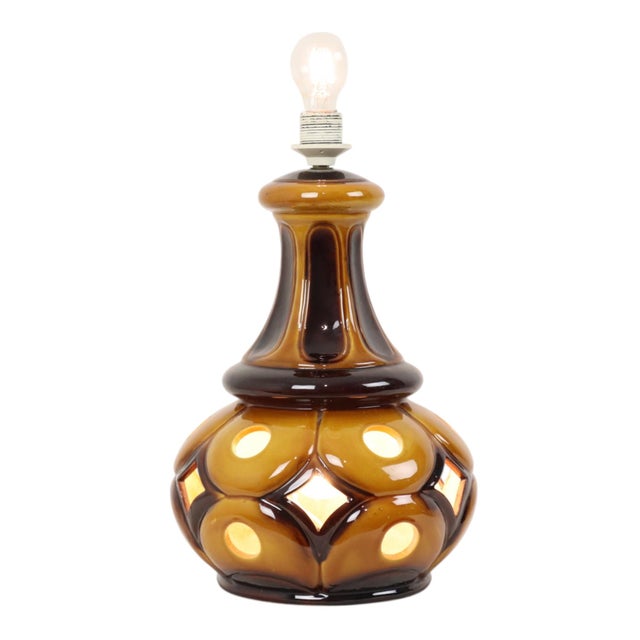 Vintage West German Pottery Lamp Base, 1960s For Sale - Image 18 of 18