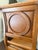 Pair of Bernhardt Handcrafted Wood & Leather Dining Chairs Made in Thailand For Sale - Image 6 of 11